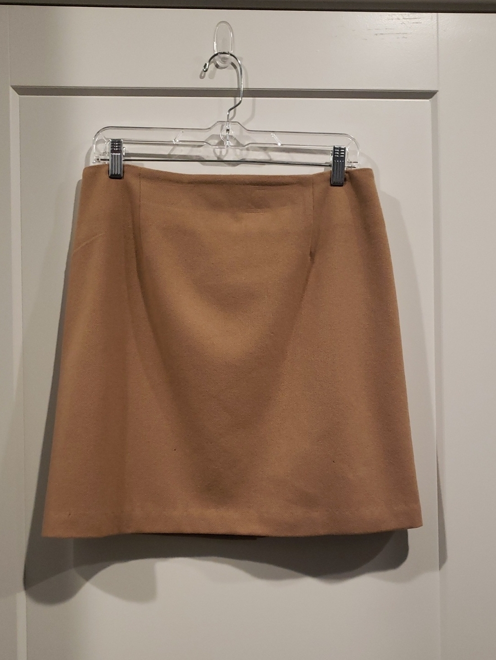 Camel Mini Skirt - Modern A-Line Womens Skirt